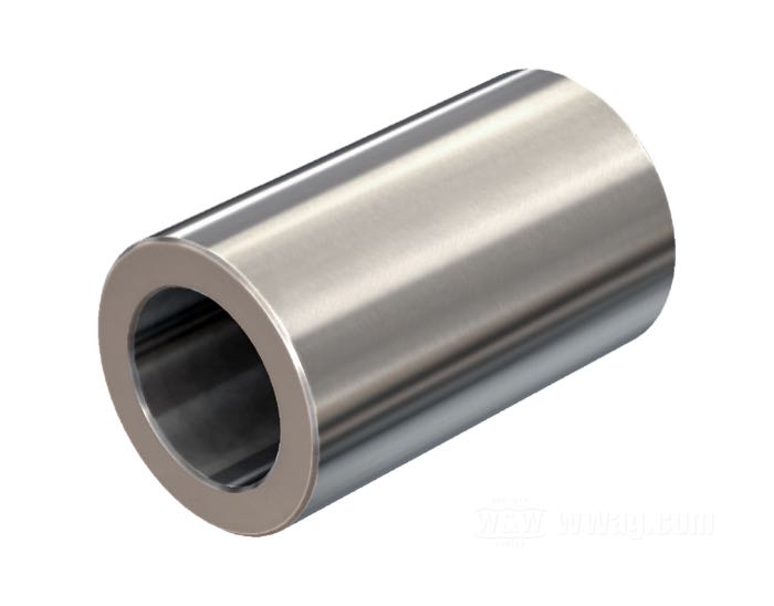 Spacer by Bates; for 3/4” Axles; stainless steel; length: 48 mm; outer Ø: 1.125 ”; Inner Ø: 0.75 ”; Germany; gross weight: 138 g