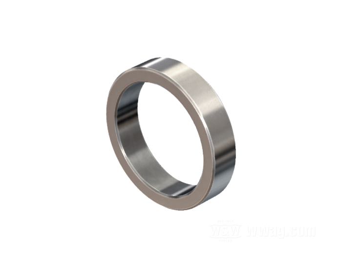 Distanciador de Bates; para ejes de 1”; acero inoxidable; largo: 7 mm; Ø externo: 1.26 ”; Ø int.: 1.0 ”; Alemania; peso bruto: 20 g
