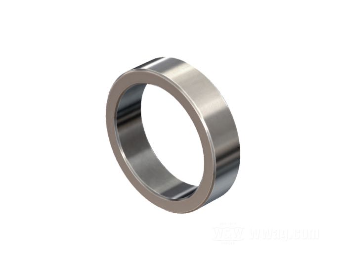 Distanziatore di Bates; per perni di 1”; acciaio inox; lunghezza: 8 mm; Ø esterno: 1.26 ”; Ø interno: 1.0 ”; Germania; peso lordo: 20 g