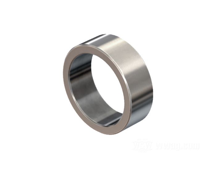 Spacer by Bates; for 1” axles; stainless steel; length: 11 mm; outer Ø: 1.26 ”; Inner Ø: 1.0 ”; Germany; gross weight: 30 g