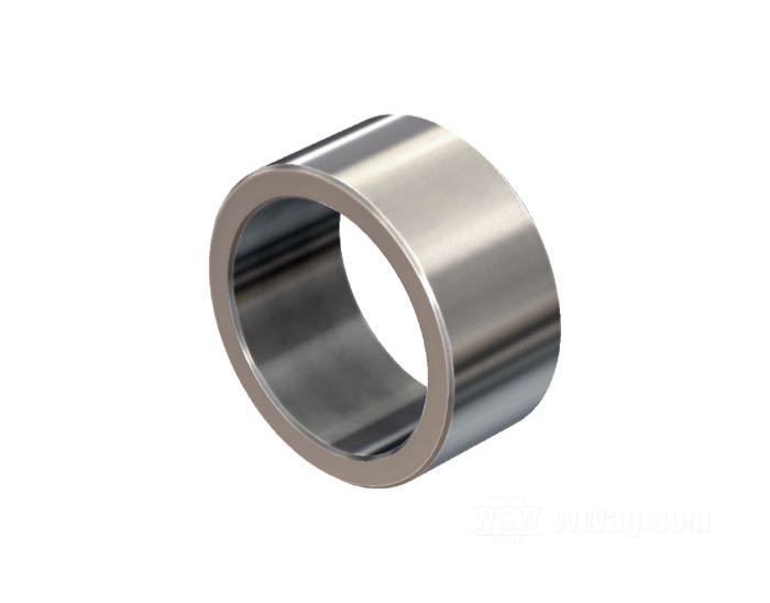 Spacer by Bates; for 1” axles; stainless steel; length: 15 mm; outer Ø: 1.26 ”; Inner Ø: 1.0 ”; Germany; gross weight: 40 g