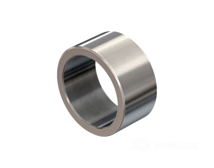 Spacer by Bates; for 1” axles; stainless steel; length: 16 mm; outer Ø: 1.26 ”; Inner Ø: 1.0 ”; Germany; gross weight: 40 g