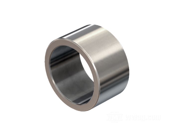Spacer by Bates; for 1” axles; stainless steel; length: 18 mm; outer Ø: 1.26 ”; Inner Ø: 1.0 ”; Germany; gross weight: 40 g