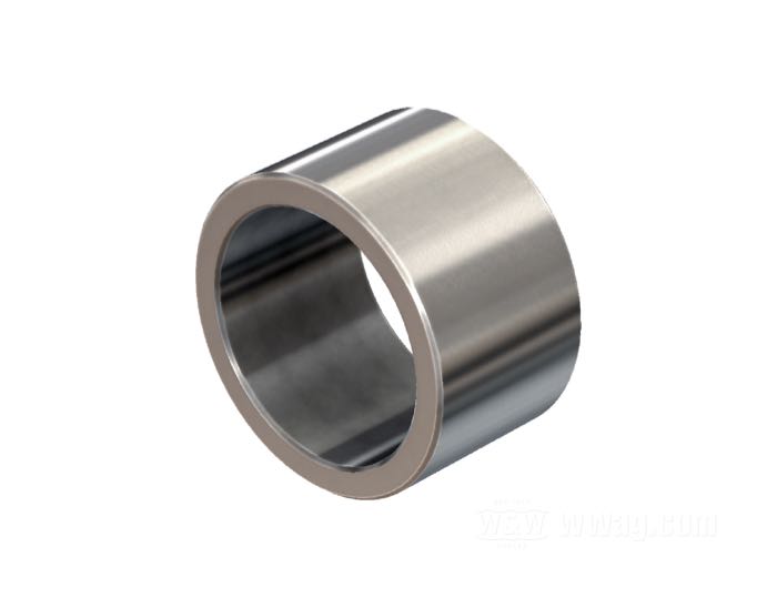 Spacer by Bates; for 1” axles; stainless steel; length: 19 mm; outer Ø: 1.26 ”; Inner Ø: 1.0 ”; Germany; gross weight: 40 g