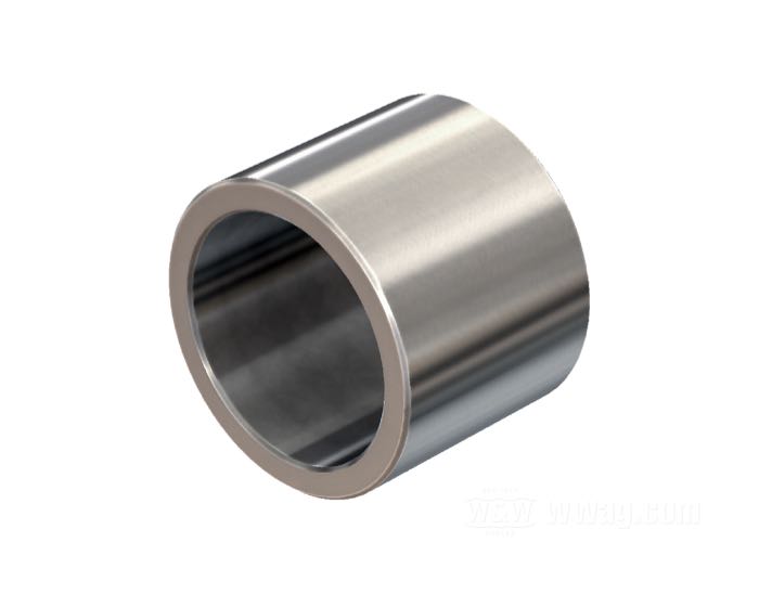 Spacer by Bates; for 1” axles; stainless steel; length: 25 mm; outer Ø: 1.26 ”; Inner Ø: 1.0 ”; Germany; gross weight: 60 g