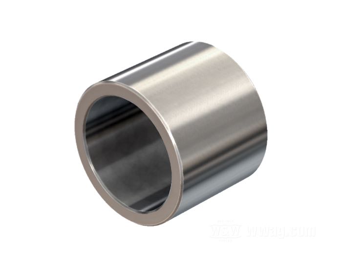 Spacer by Bates; for 1” axles; stainless steel; length: 26 mm; outer Ø: 1.26 ”; Inner Ø: 1.0 ”; Germany; gross weight: 60 g