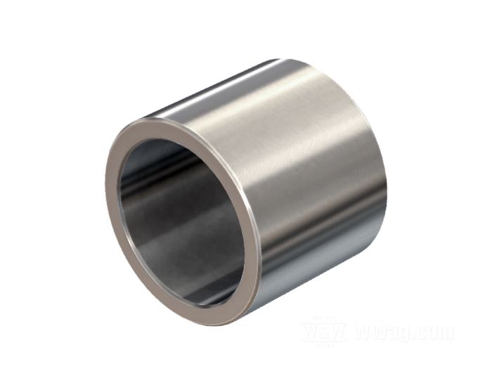 Spacer by Bates; for 1” axles; stainless steel; length: 27 mm; outer Ø: 1.26 ”; Inner Ø: 1.0 ”; Germany; gross weight: 60 g