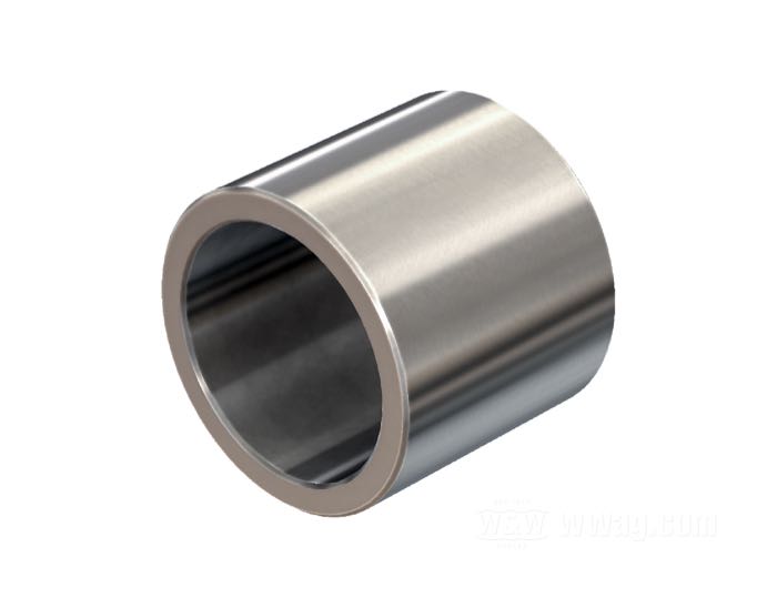 Spacer by Bates; for 1” axles; stainless steel; length: 28 mm; outer Ø: 1.26 ”; Inner Ø: 1.0 ”; Germany; gross weight: 60 g