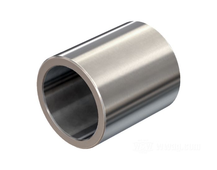 Spacer by Bates; for 1” axles; stainless steel; length: 36 mm; outer Ø: 1.26 ”; Inner Ø: 1.0 ”; Germany; gross weight: 80 g