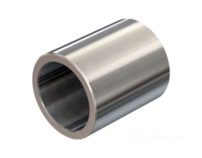 Spacer by Bates; for 1” axles; stainless steel; length: 38 mm; outer Ø: 1.26 ”; Inner Ø: 1.0 ”; Germany; gross weight: 90 g