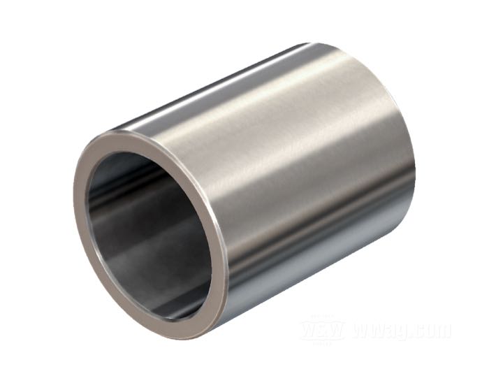 Spacer by Bates; for 1” axles; stainless steel; length: 40 mm; outer Ø: 1.26 ”; Inner Ø: 1.0 ”; Germany; gross weight: 90 g