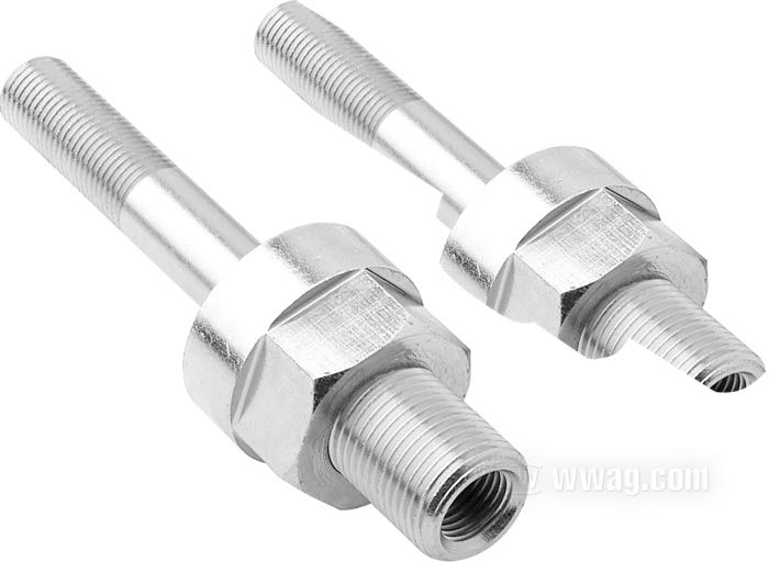 Kit d'abaissement »Adjust-a-ride« de Burly Brand; adaptable à Softail 2000-2017; acier, zingué; poids brut: 430 g