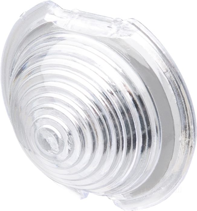 Lens; for Custom Bullet Lights; acrylic, clear; Ø 53.8 mm; gross weight: 10 g