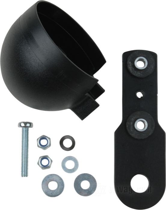 Mounting kit by MMB; for MMB electronic tachometers; steel / plastic, black; with cup and bracket; gross weight: 60 g