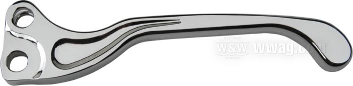 Hand clutch lever by Performance Machine; for PM Contour handlebar controls / hydraulic hand clutch master cylinder; billet aluminum, chrome-plated; gross weight: 100 g