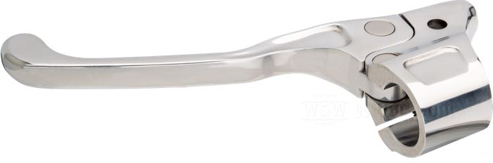 Hand clutch control »Contour« by Performance Machine; for PM Contour handlebar controls; fits 1987-2006; billet aluminum, polished; for Bowden cable; gross weight: 330 g