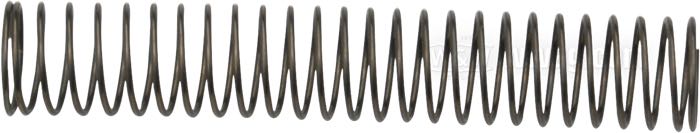 Feder; für Rückhalteventil; passend für Big Twin 1981-1999; Federstahl; Länge: 54 mm; ersetzt OEM HD 26262-80; USA; Bruttogewicht: 50 g