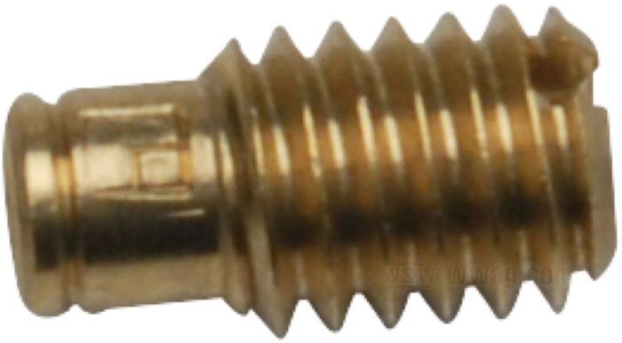 Getto aria del minimo; carburatore Mikuni HS 40; ottone; filettatura: M4; #0.7; peso lordo: 1 g