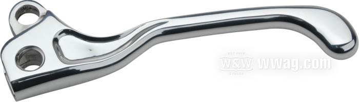 Hand clutch lever by Performance Machine; for PM Contour handlebar controls / cable clutch actuation; fits models 2007→; billet aluminum, polished; gross weight: 281 g