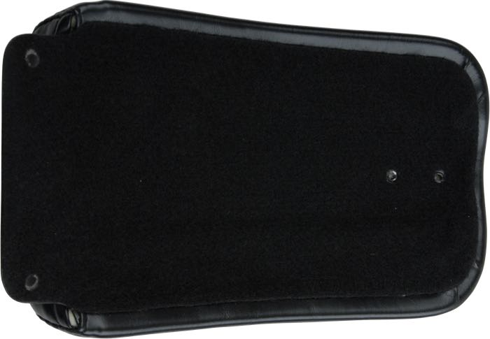 Cuscino passeggero »Silhouette Standard« di Le Pera; atto per FL(H) 1965-1984, FX 1971-1986; similpelle, nero; L x L x A: 30 x 17 x 5 cm; U.S.A.; peso lordo: 1.01 kg