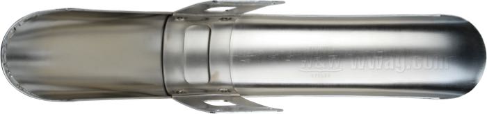 Parafango anteriore; atto per XLX 1983-1985, XLH 883 1986 e 1988-1990, XLH 1100 1987, ; acciaio, cromato; per pneumatico: 18”, 19 ”; con supporti cromati; rimpiazza OEM HD 59031-83; peso lordo: 1.15 kg