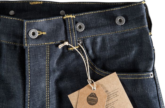 Jeans »Roamer 1937« de Pike Brothers; raw denim (denim crudo), metal; tamaño (US): 32/34; Turquía; peso bruto: 880 g