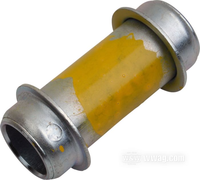 Distanziatore; per Cuscinetto; per mozzo Star con cuscinetti a sfere conici; acciaio, giallo; lunghezza: 2.424”; peso lordo: 70 g