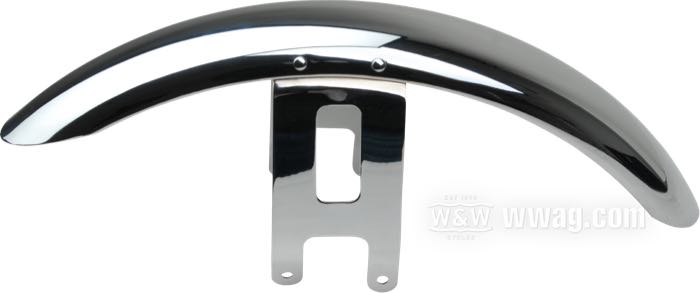 Parafango anteriore »Custom 18-21”«; atto per FLH 1949-1984; acciaio, cromato; peso lordo: 1.31 kg