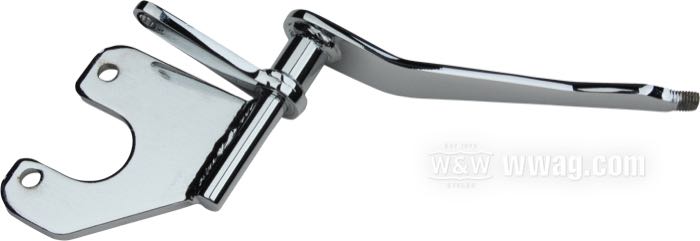 Handschalthebel »Jockey« von Paughco; passend für 45”/750cc Modelle 1941-1973; Stahl, verchromt; Gewinde: 7/16”-20; Bruttogewicht: 650 g