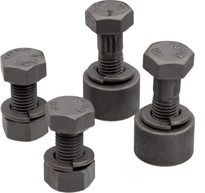 Kit de montaje de Colony; para Depósito de aceite; apropiado para Big Twin 1936-1957; acero, parkerizado, CP 1038; rosca: 5/16”-24; reemplaza OEM HD 3974, 4013 y 62581-36; EE. UU.; peso bruto: 100 g