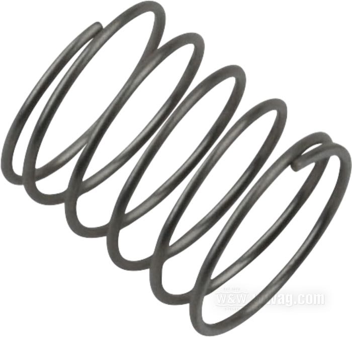 Resorte; para diafragma bomba de aceleración; apropiado para carb. Keihin de mariposa 1976→; acero; para carburadores Keihin de mariposa/CV; reemplaza OEM HD 27362-76; Japón; peso bruto: 10 g