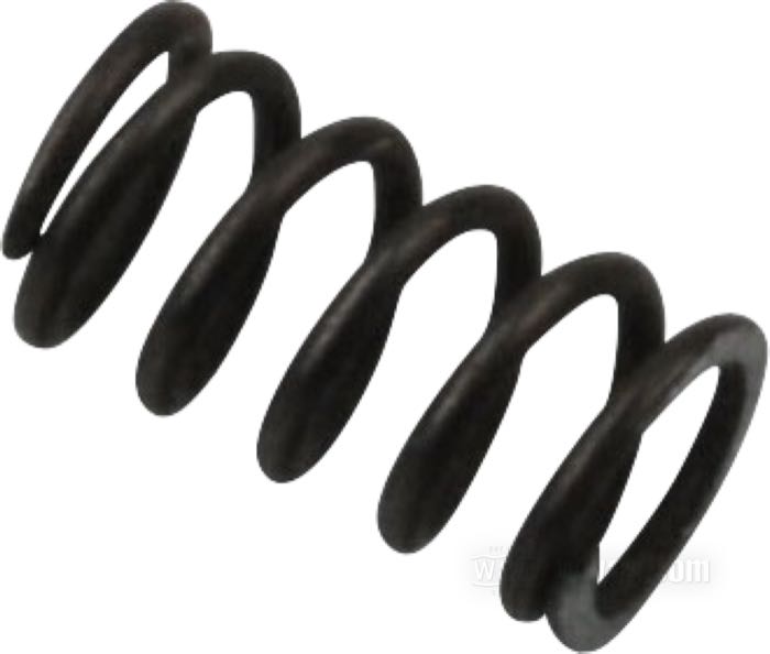 Feder; für Bendix 38 und 40 mm Vergaser / Leerlaufanschlag; Federstahl; ersetzt OEM HD 27613-71; Bruttogewicht: 10 g