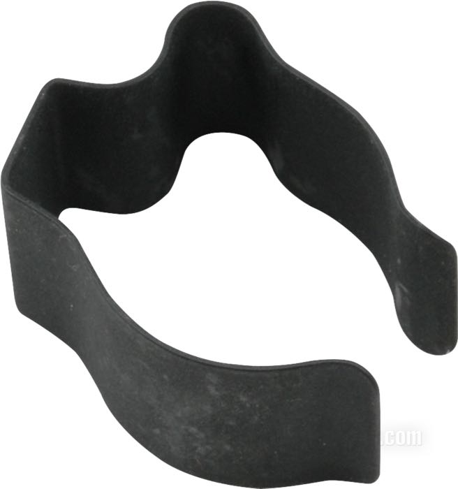 Fermacavi di Colony; atto per modelli 1923-1933; cavi fanalino posteriore; acciaio per molle, parkerizzato; rimpiazza OEM HD 4727-23; U.S.A.; peso lordo: 20 g