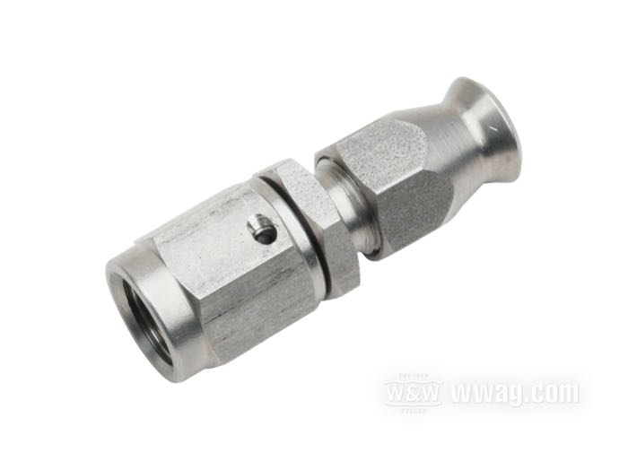 Fitting by Goodridge; for Brake line; stainless steel, straight fitting; connection thread: AN-3 3/8” ; gross weight: 30 g