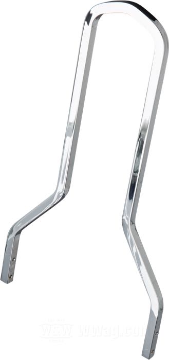 Backrest »Lowboy« by Khrome Werks; fits FXST and FLST models 2003-2017 (exc. Fat Boy); steel, chrome-plated; width x height: 280 x 500 mm; gross weight: 2.1 kg