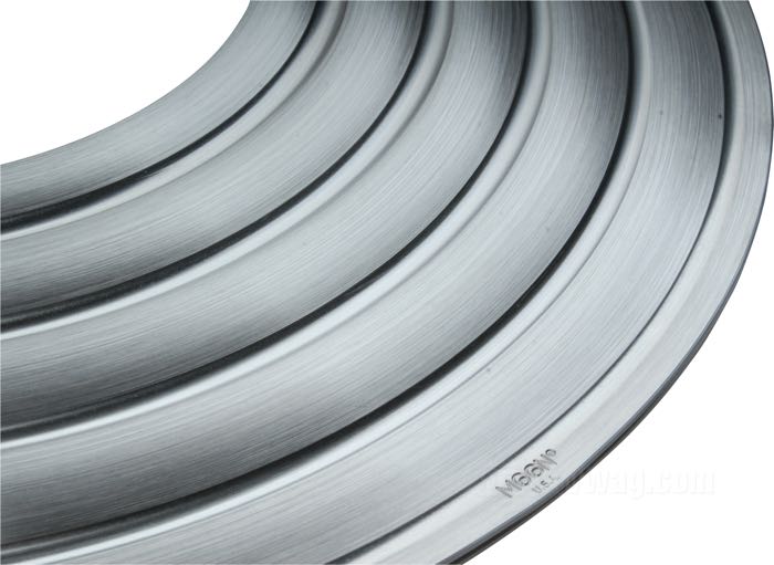 Wheel covers by Mooneyes; for 16” wheels; aluminum, machined finish, 7
