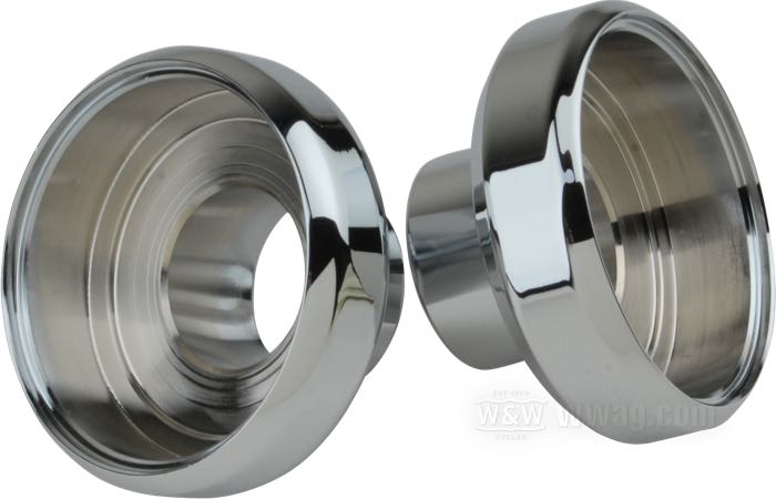 Coupelles de direction; pour Roulement conique; adaptable à Sportster 1978-1981; pour chassis avec colonne de direction coulée; acier, chromé; Ø int.: 50.2 mm; remplace OEM HD 48310-78; poids brut: 310 g