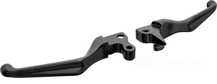 Hand brake/clutch lever »Ergonomic«; fits Sportster 2004-2006; aluminum, black, powder-coated; gross weight: 360 g