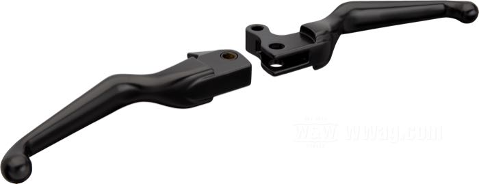 Hand brake/clutch lever »Ergonomic«; fits Sportster 2004-2006; aluminum, black, powder-coated; gross weight: 360 g