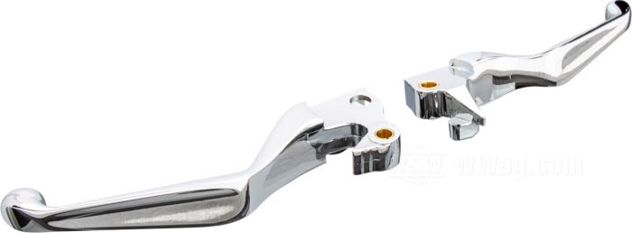 Handbrems-/Kupplungshebel; passend für Sportster 2004-2020; Aluminium, verchromt; USA; Bruttogewicht: 360 g