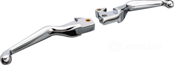 Handbrems-/Kupplungshebel; passend für Sportster 2004-2020; Aluminium, verchromt; USA; Bruttogewicht: 360 g