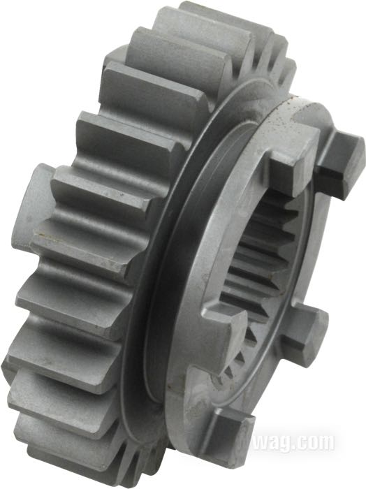 Pignon de Andrews; pour 2e sur l'arbre principal, 3e sur l'arbre secondaire; adaptable à Sportster 1991-1993; acier; nombre de dents: 24; remplace OEM HD 35771-89; poids brut: 350 g