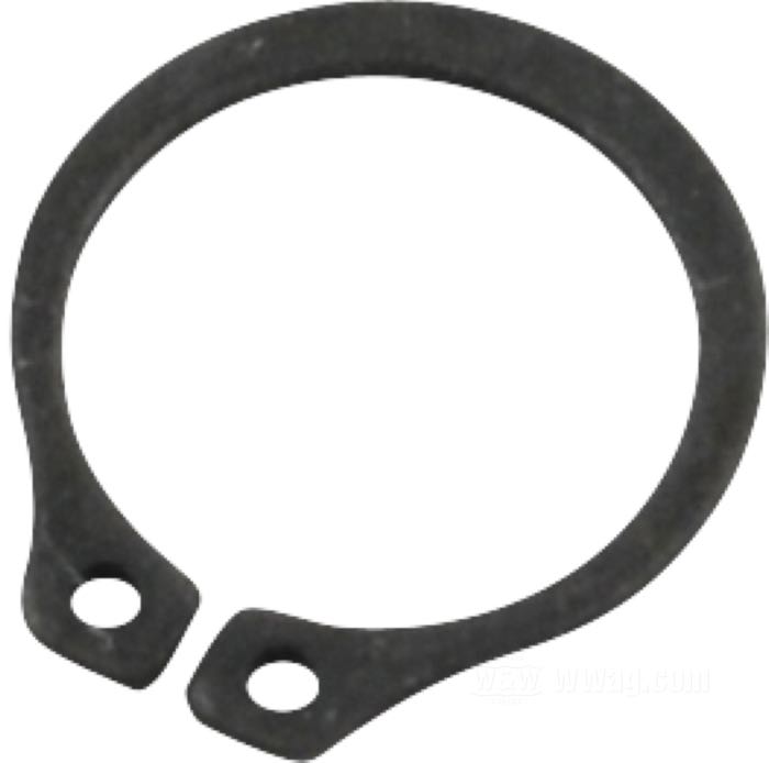 Anello d'arresto; per Alberino di cambio; atto per Big Twin 1986-2006 (5 marce); acciaio; rimpiazza OEM HD 11150; peso lordo: 1 g
