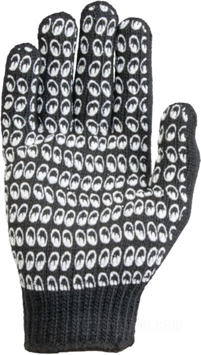 Gloves by Mooneyes; cotton blend, black; gross weight: 70 g