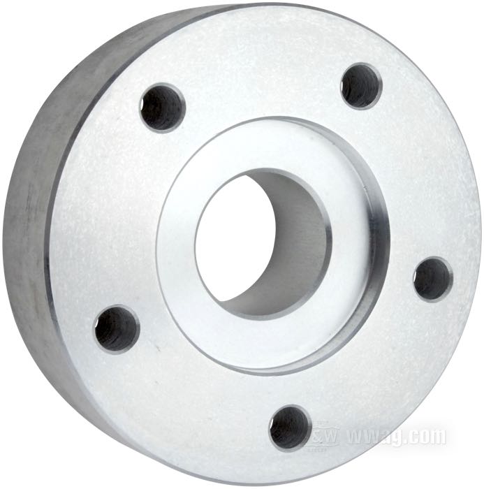 Flansch-Versatzscheibe von CPV; für Bremsscheibe; passend für Modelle 2000→; Billet-Aluminium; Ø Zentrierbund: 56 mm; Außen-Ø: 108 mm; Versatz: 1-3/16 ”; max. Ø der Montageschrauben: 3/8”; Bruttogewicht: 700 g