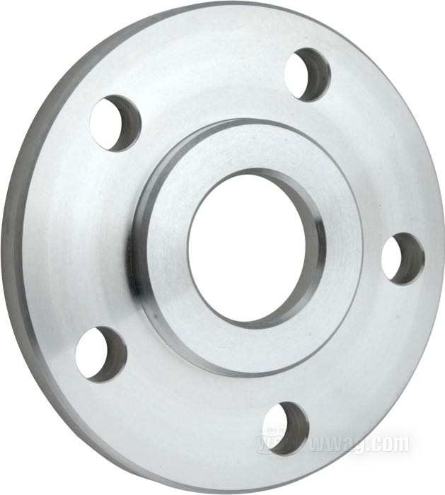 Wheel hub flange offset spacer by CPV; for Rear sprocket / Pulley; fits models 2000→; billet aluminum; Ø centering collar: 56 mm; outer Ø: 4-1/4 ”; offset: 3/8 ”; max. Ø of mounting bolts: 7/16