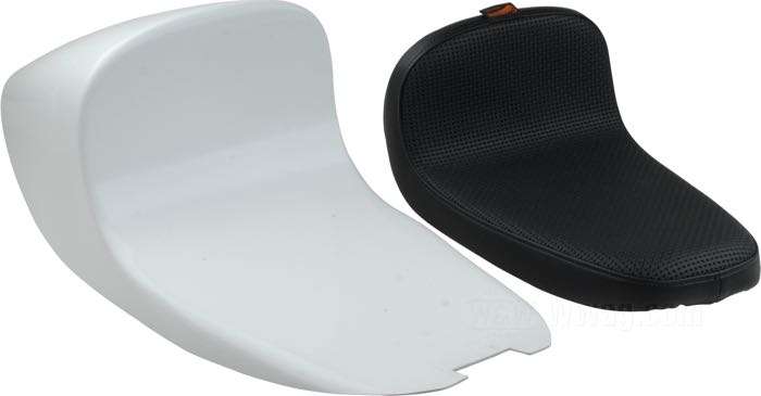 Heckteil »XRTT Road Race« von Storz; passend für Sportster 1986-2003; Fiberglas, mit Sitzpolster; Bruttogewicht: 3.3 kg