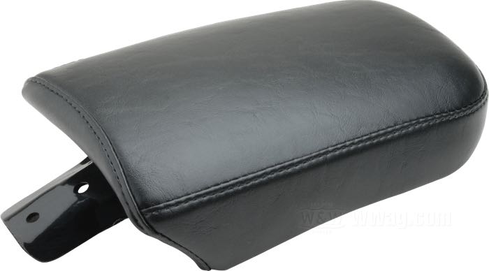 Pouf »Silhouette« de Le Pera; pour Silhouette Solo; adaptable à Dyna 2004-2005 (sauf FXDWG); simili cuir, noir, hauteur avant: 6 cm / hauteur arrièrer: 4 cm; longueur x largeur: 27 x 17 cm; USA; poids brut: 1 kg