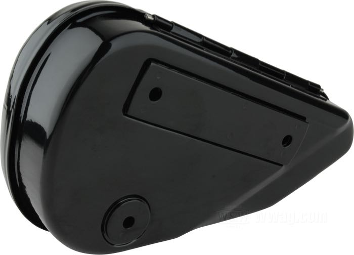 Werkzeugbox »Teardrop«; passend für Big Twins und 45”/750cc Flathead (außer K-Modelle) 1940-1959; Stahl, schwarz, rechte Seite; L x B x T: 27 x 16 x 8.5 cm; ersetzt OEM HD 64205-40; Bruttogewicht: 1.2 kg