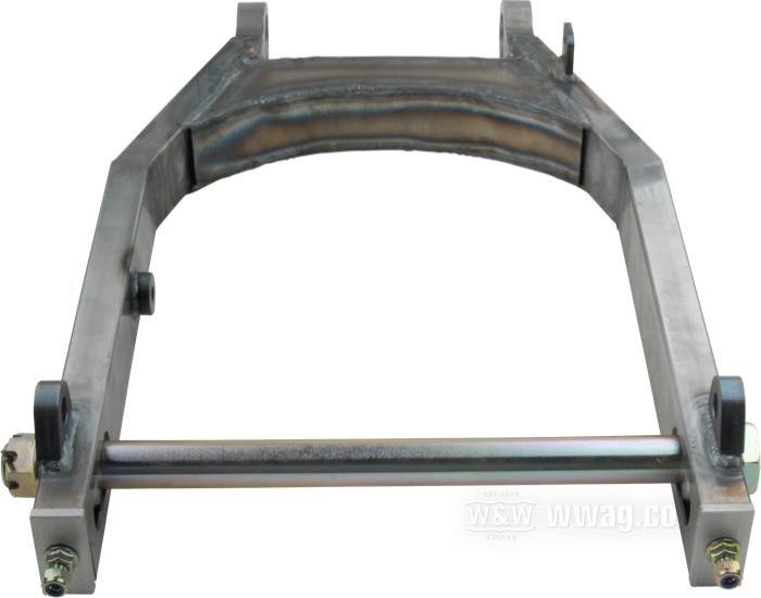 Brazo oscilante de K&J; apropiado para Sportster 2008-2020; acero, natural; con 2 tensores, eje de rueda; certificado; peso bruto: 5.6 kg